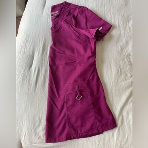 Maroon Grey’s Anatomy scrub top - size small